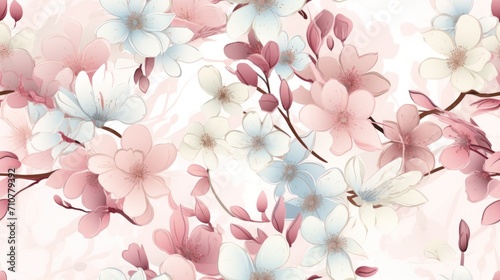  a bunch of pink and white flowers on a pink and white background with pink and white flowers on a pink and white background.