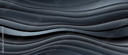 Sleek Wavy Lines Abstract Background.