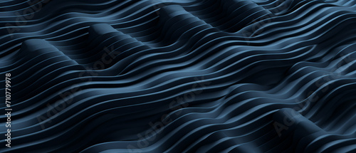 Deep Blue Ocean Waves Abstract.