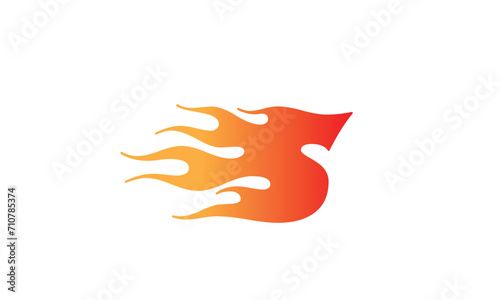 A to Z Fire logo Icon Alfabate letter fire logo design in a beautiful red and yellow gradient. Flame icon lettering concept vector illustration.