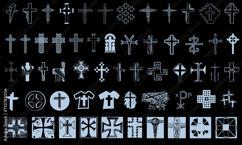 Christian symbol collection