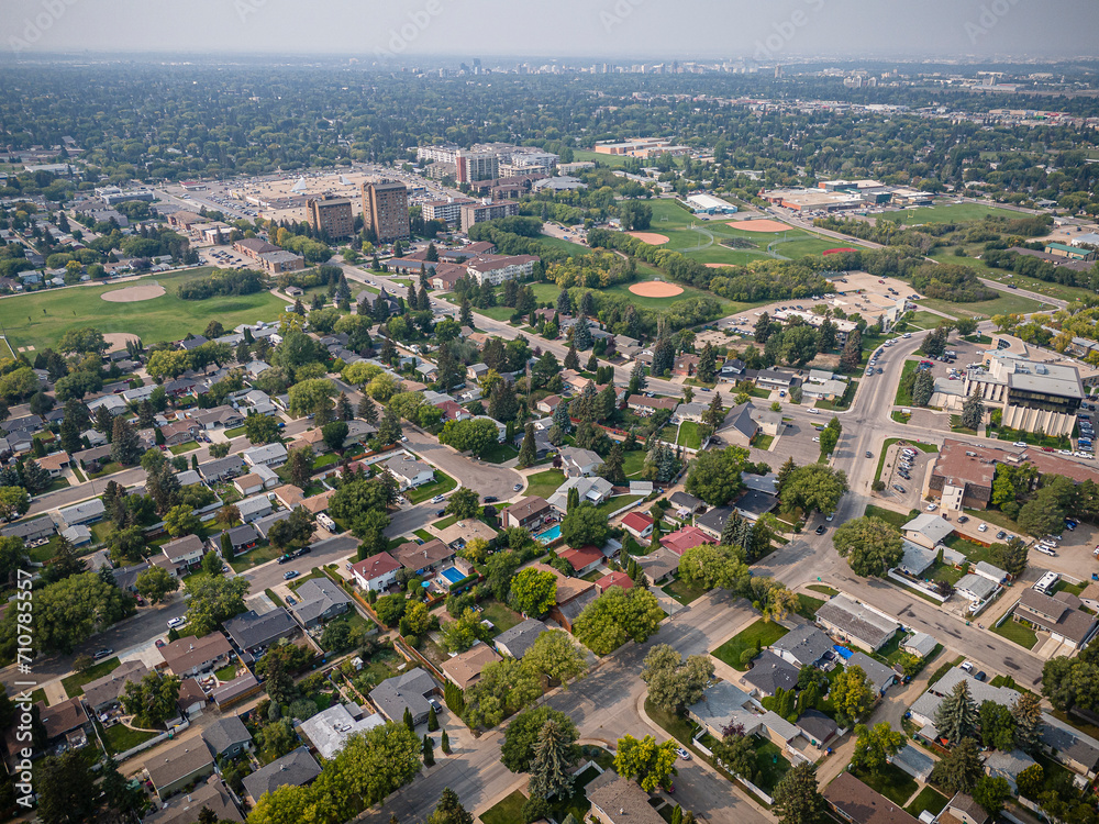 Rosewood Neighborhood from the Sky- Saskatoon Aerial View