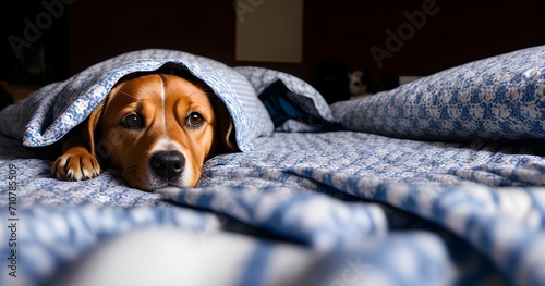 dog in bed © Anthony