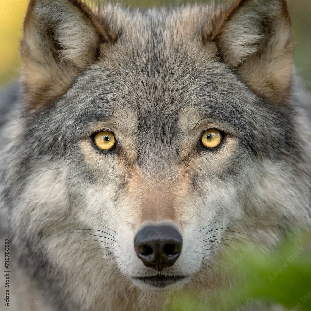 Les Yeux dans les yeux avec un loup Les Yeux dans les yeux avec un loup