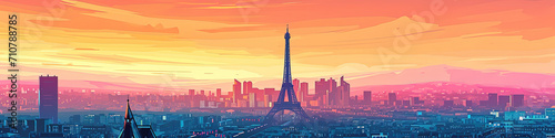 Joyful Eiffel - Ultradetailed Illustration for Creative Delights