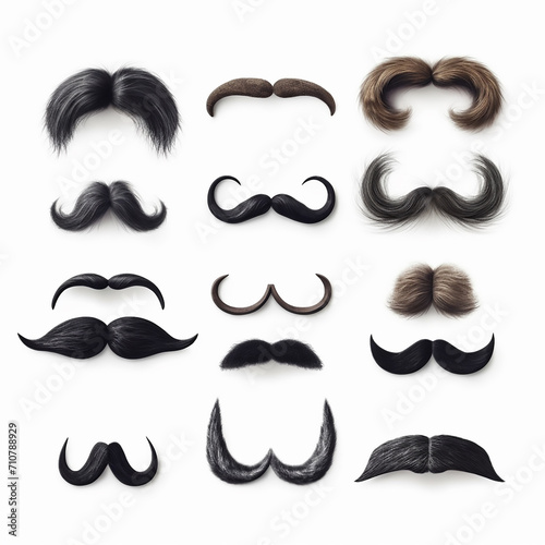 collection of moustaches