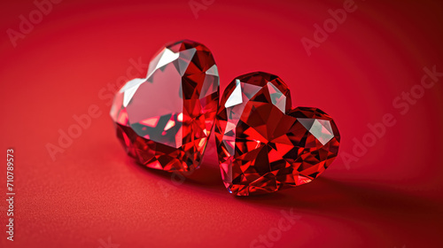 red diamond heart