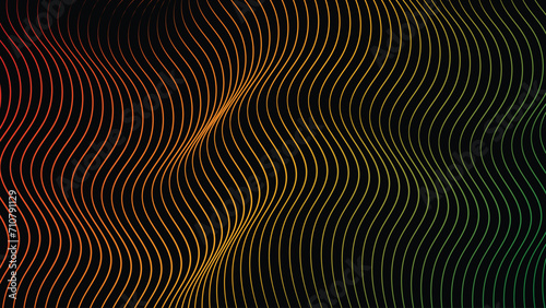 Wave Curvy Colorful Abstract Wave, Line Colorful Background Pattern Vector