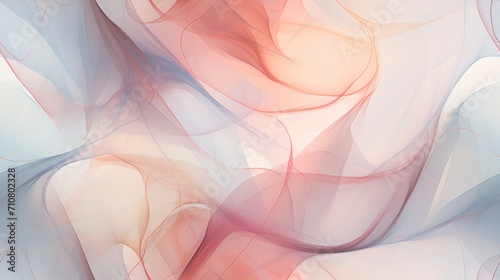  a blurry image of a pink and blue background with a red and white swirl on the left side of the image.