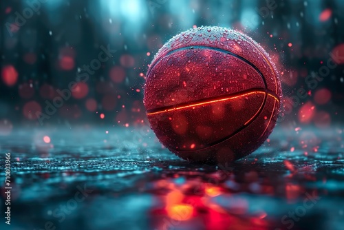 Dynamic Basketball Background