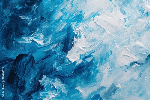 Wallpaper Mural Abstract blue and White Painting Texture Background Torontodigital.ca