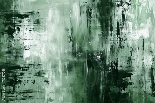 Abstract green sage Black and White Painting Texture Background