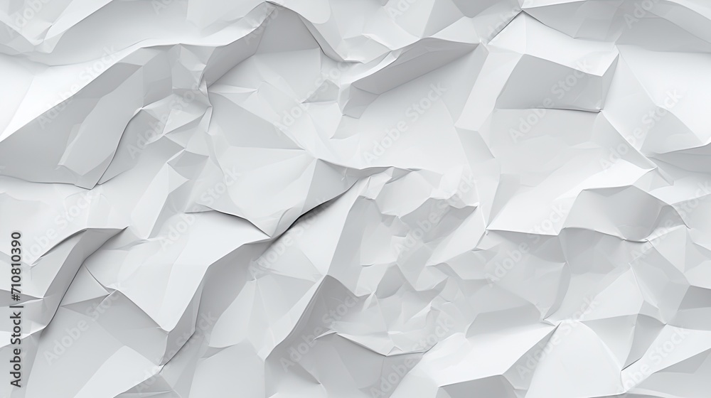 the intricate texture of crumpled white paper, creating a visually appealing seamless pattern. SEAMLESS PATTERN. SEAMLESS WALLPAPER.