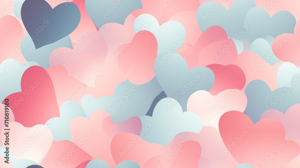  a lot of pink and blue hearts in the shape of a heart on a pink and blue background for valentine's day, valentine's day, valentine's day or mother's day.