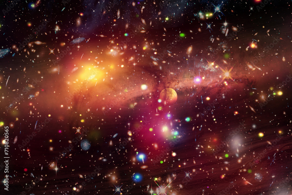 Marvelous galaxy in a deep space. The elements of this image furnished by NASA. Marvelous galaxy in a deep space. The elements of this image furnished by NASA.