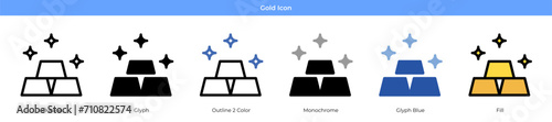 Gold Icon Set