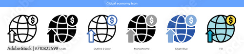Global economy Icon-1 Set
