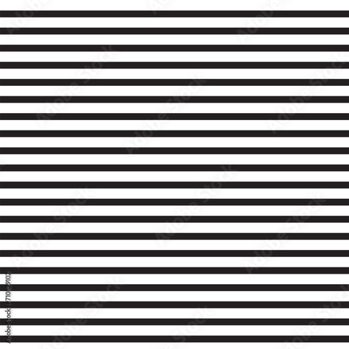 Horizontal lines pattern. Straight stripes texture. Seamless lined background. Vector illustration.