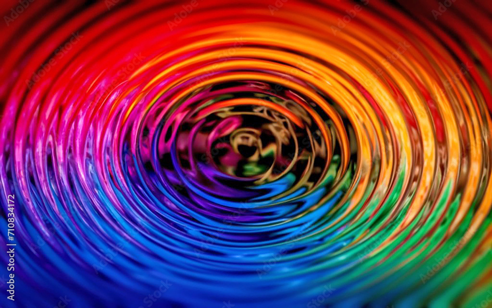 Rainbow water ripple in artistic blur of colors creates stunning grainy gradient backdrop Rainbow water ripple in artistic blur of colors creates stunning grainy gradient backdrop