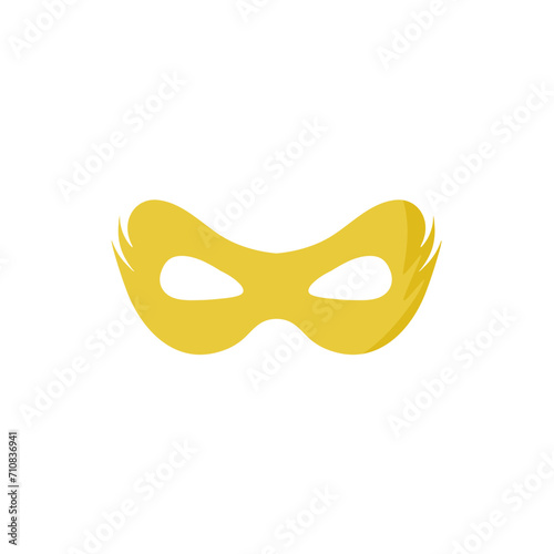 Super Hero Masks in Flat Style