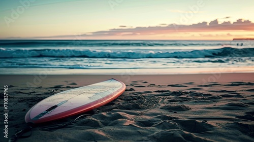 Surfboards on the beach. vacation concept. Outdoor activity  © Ilmi