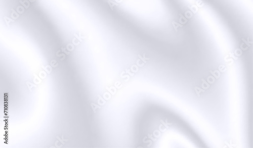 White abstract background. Silver effect texture. Light gray waves textur. Grey platinum pattern. Modern backdrop. Gradient delicate surface print. Design bg for business prints. Vector illustration