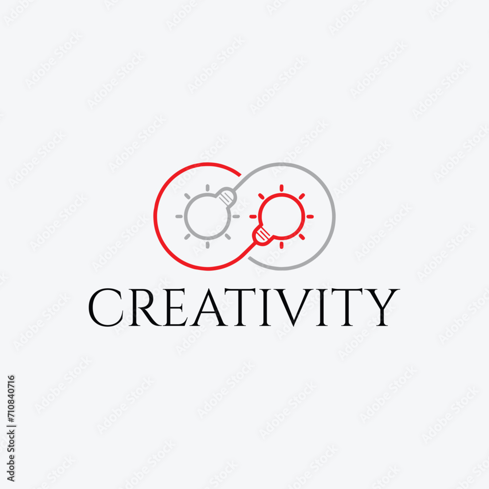 creativity logo design vector