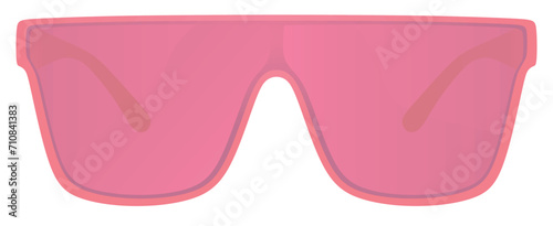 Bike sunglasses isolated. vector illustration