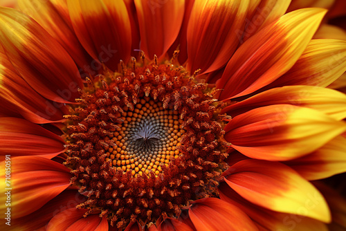 Close-up of a sunflower  helianthus annuus 