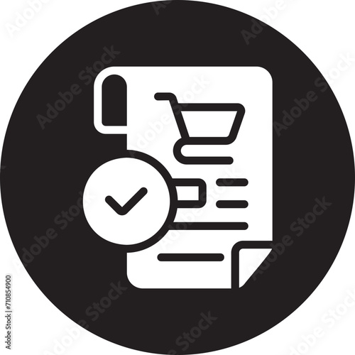 order glyph icon