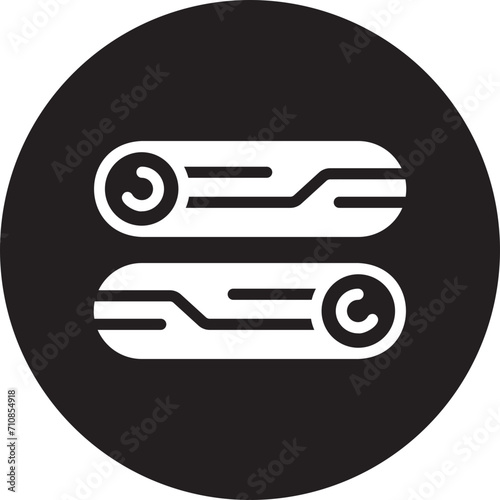 raw materials glyph icon