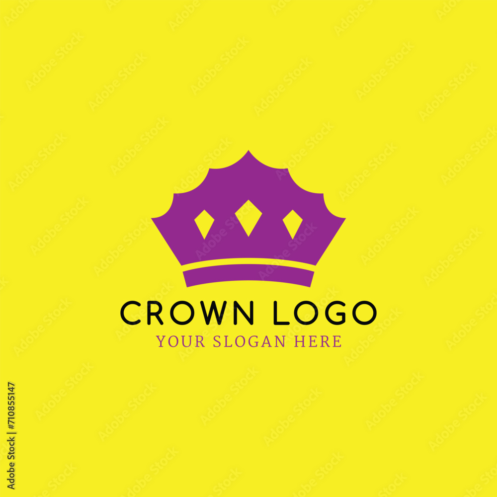 royal crown and queen crown girl logo design vector royal crown and queen crown girl logo design vector