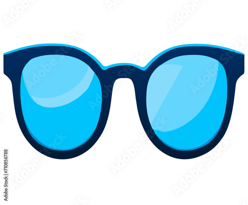 Rimless reading glasses for a minimalist look vektor illustation