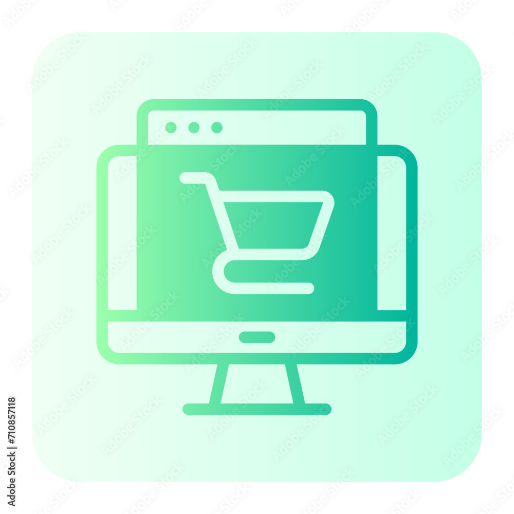 online shopping glyph icon online shopping glyph icon