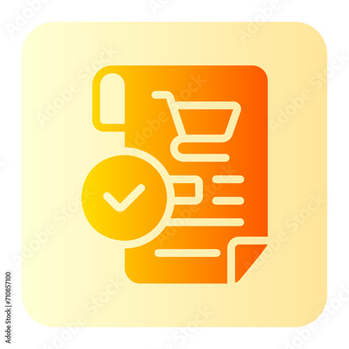 order glyph icon