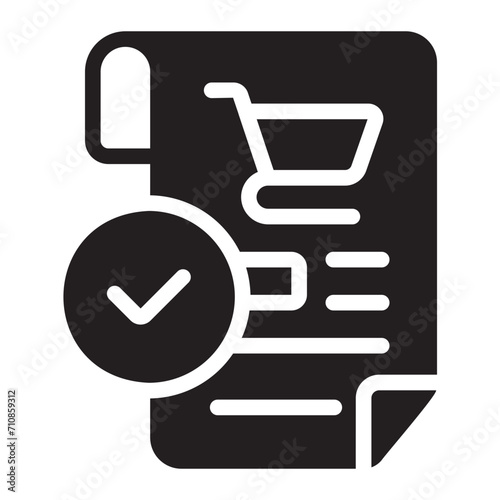 order glyph icon