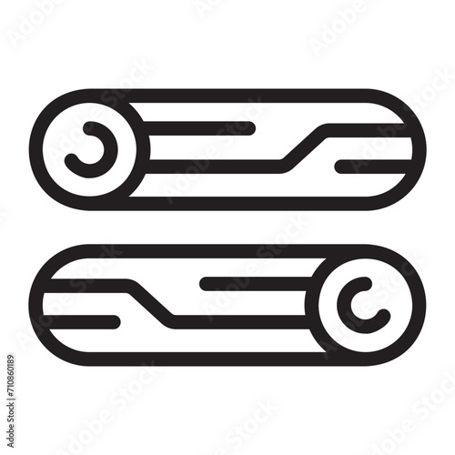 raw materials line icon