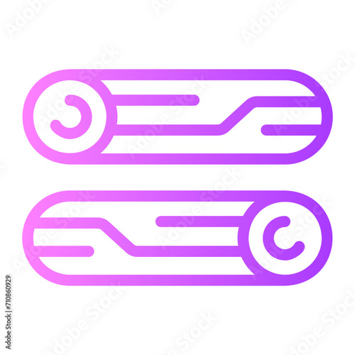 raw materials gradient icon