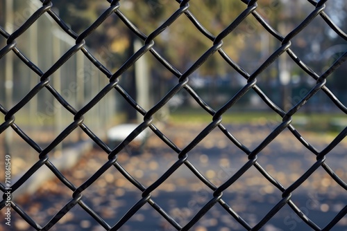Seamless Steel Chain Link Fence Texture for Background and Design