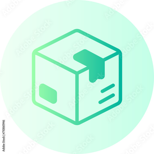box gradient icon