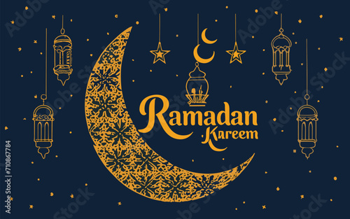 Ephemeral Elegance: Ramadan Kareem in Hand-Drawn Style