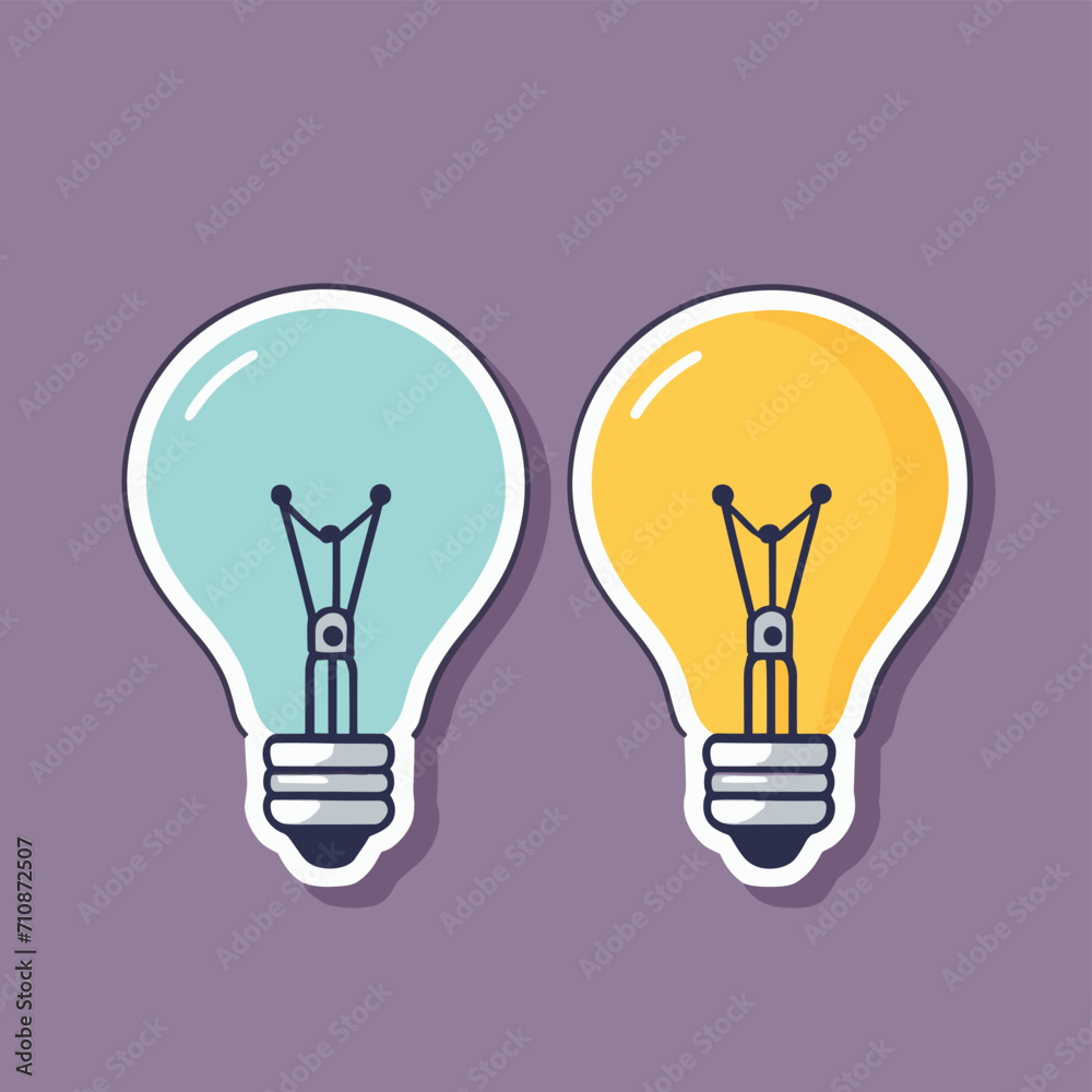 Light bulb illustration creative idea concept design Light bulb illustration creative idea concept design