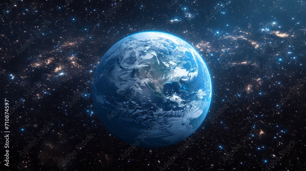 View on the earth from Space, earth globe View on the earth from Space, earth globe