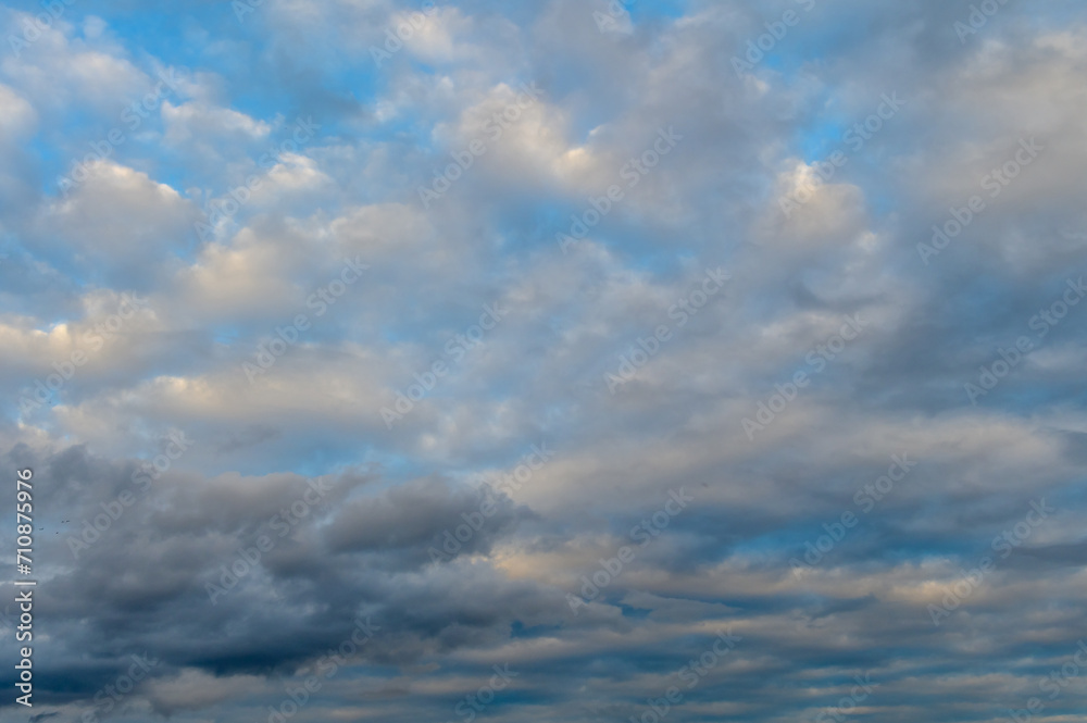 clouds sky before sunset over the Mediterranean sea 6