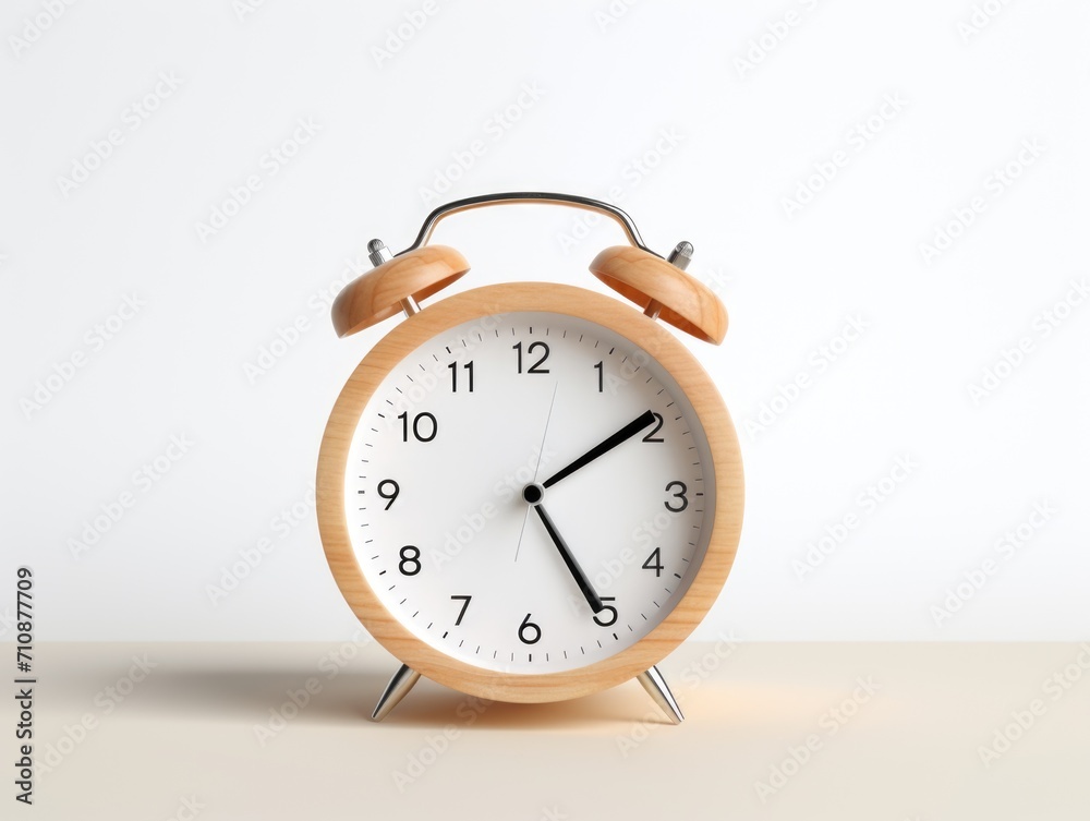 retro alarm clock bell on white background retro alarm clock bell on white background