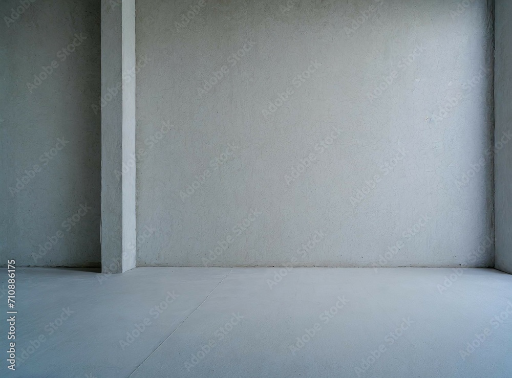 Grey concrete empty room with copy space background Grey concrete empty room with copy space background