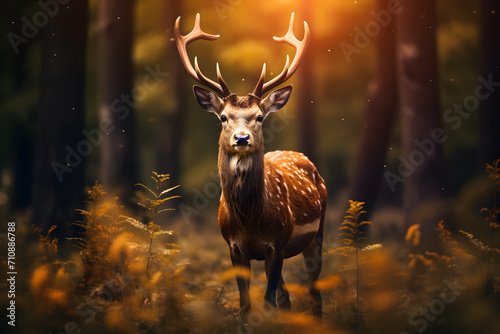 a deer in the woods © ion