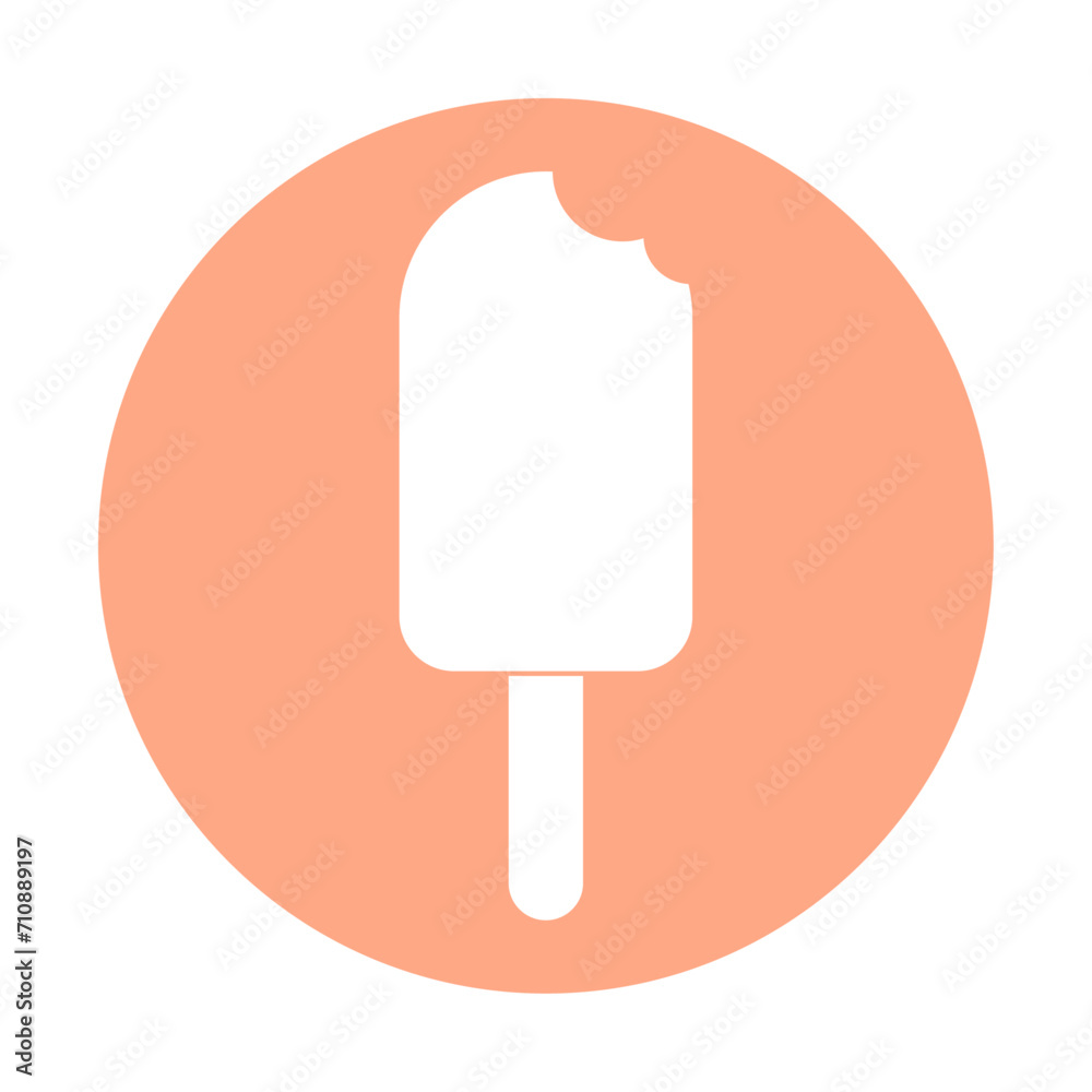 ice cream icon vector illustration glyph style. ice cream icon vector illustration glyph style.