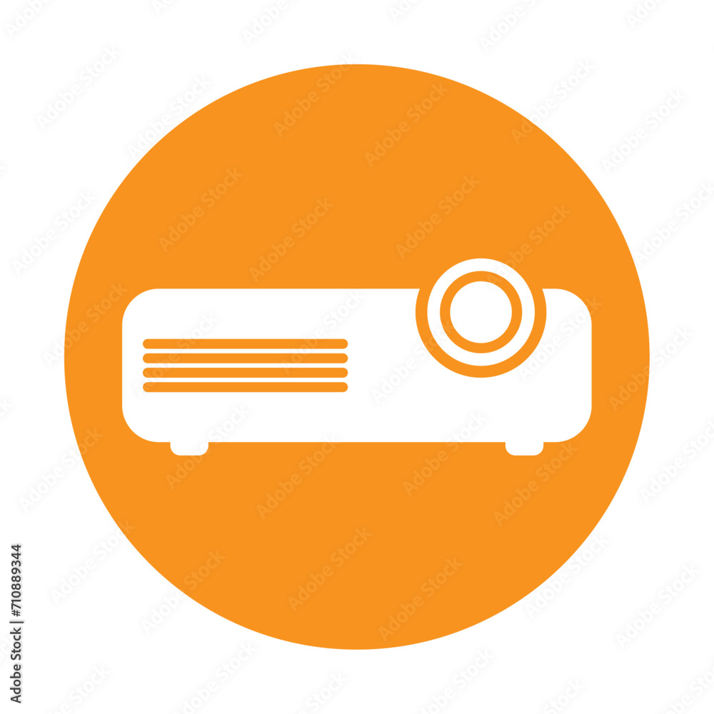 Presentation media projector icon. simple vector icon Presentation media projector icon. simple vector icon