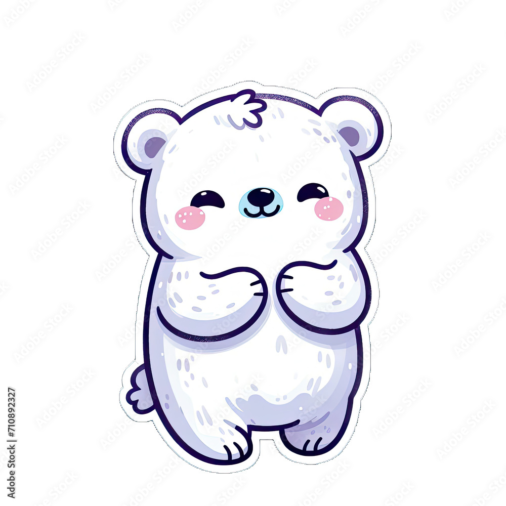 Generative AI Cute Little Arctic Bear Sticker, cute little baby bear sticker, cool little tiny bear stickers, Little baby Arctic bear Sticker, adorable little arctic bear stickers, snow bear sticker Generative AI Cute Little Arctic Bear Sticker, cute little baby bear sticker, cool little tiny bear stickers, Little baby Arctic bear Sticker, adorable little arctic bear stickers, snow bear sticker